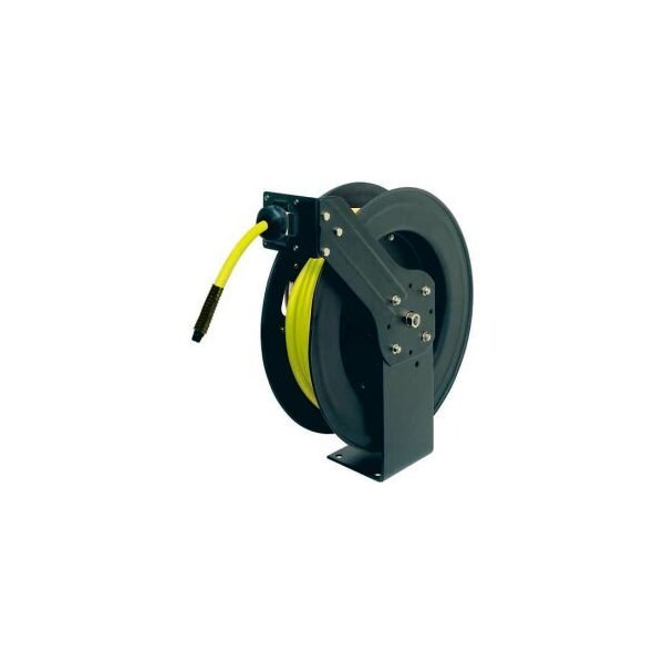 Legacy 8482; L8611FZ 3/8"x50' 300 PSI Spring Retractable Steel Air Hose Reel W/ Flexzilla Hose L8611FZ - main